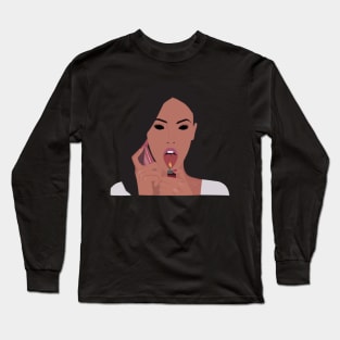 Jennifer Check Long Sleeve T-Shirt